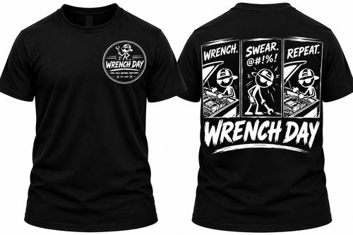 Wrench. Swear. Repeat. Tee